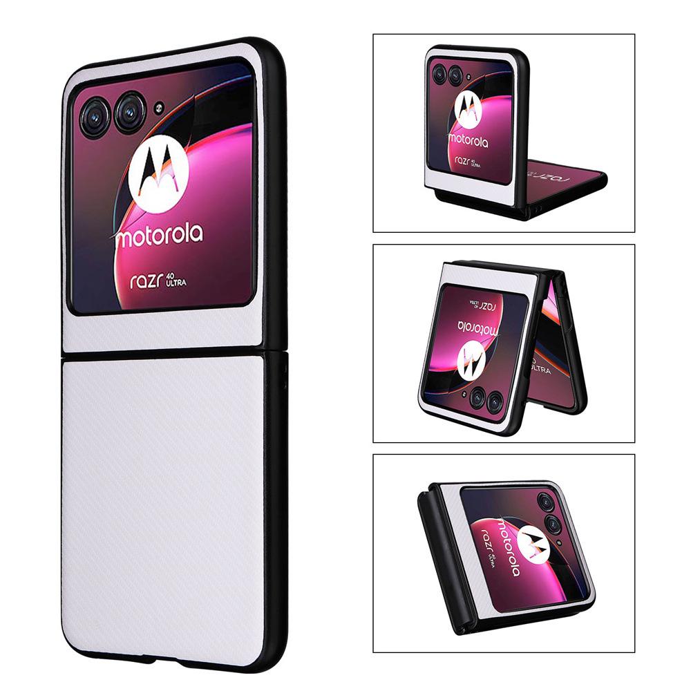 Motorola Razr40 Ultra Retro Leather Grain Protective Phone Case
