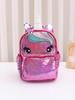 Zaino Unicorno Grande Capacità per Bambini - Carino Design Cartoon con Paillettes, Perfetto per la Scuola