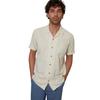 Threadbare Mens Crochet Trim Short-Sleeved Shirt