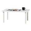 Nitori Hello Coffee Table with Easily Removable 80cm Wide x 60cm Deep x 36cm 8760955 Legs, White, High,