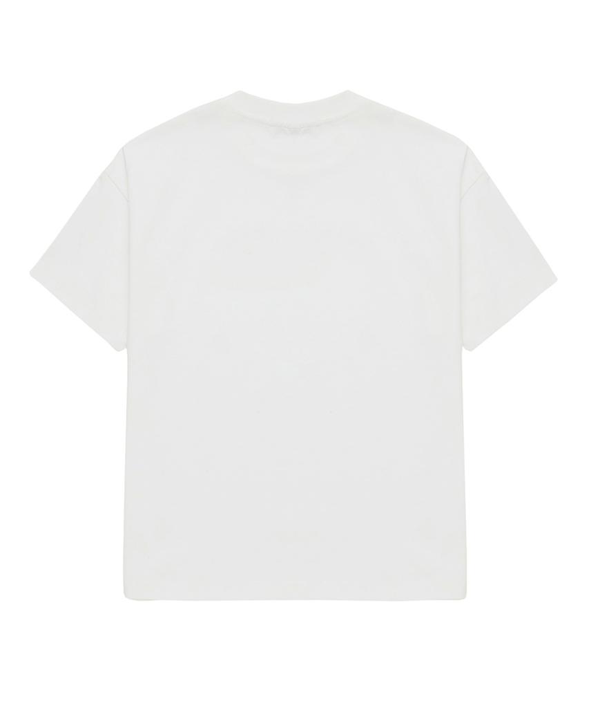 Deomati Mati Heart Wappen Tee - White
