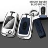 Metal Leather Car Remote Key Case Cover Protector Keyless for KIA Sportage Rio 3 Soul Optima Ceed Pro K5 K2 Pride Accessories Rpfkn11