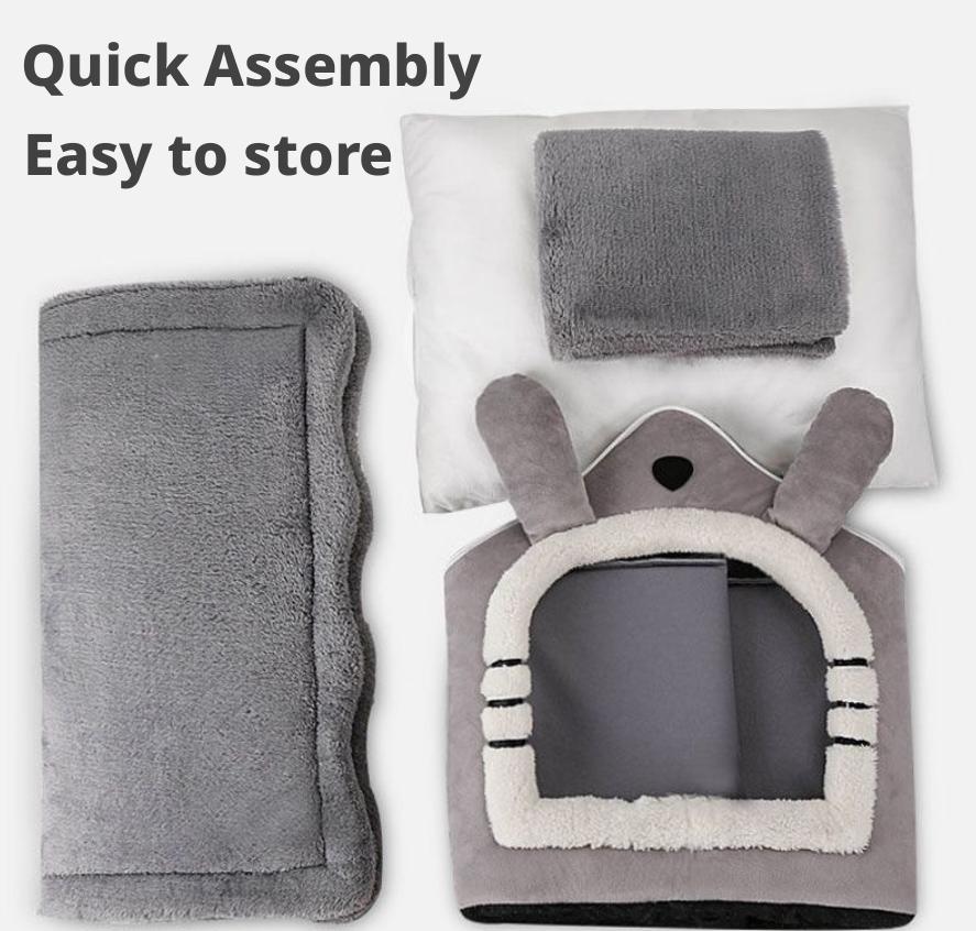 Cat litter universal in all seasons, other wild house litter, closed removable and washable kennel, winter warm pet supplies kennel
