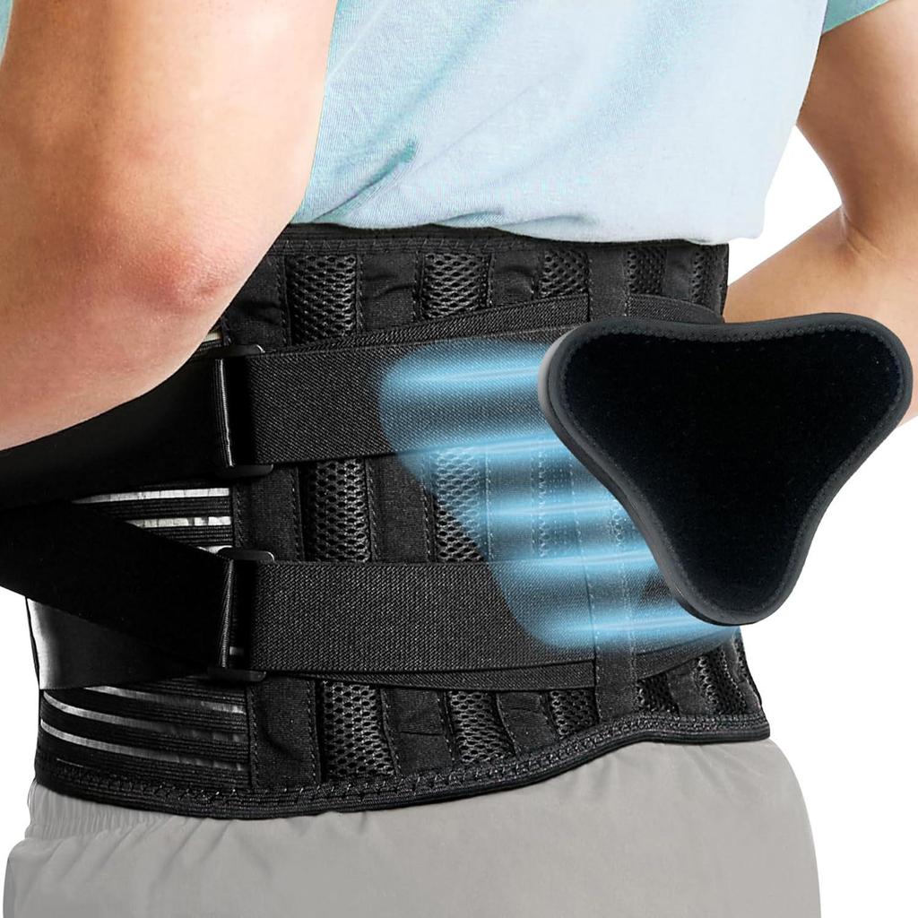 Breathable Lumbar Support Belt for Weightlifting & Squats