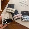 Korean Ins Rhinestone Pearl Lace Geometric Hair Clip for Girl Fashion Design Bangs Clip Side Hairpin Barrette Hair Accessories