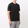 Emporio Armani FW21 Logo Embroidered Solid Color Crew Neck Short Sleeve T-Shirt Men Tops Black 6K1T6R-1JQ3Z-0999