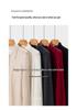 Autumn/Winter Women's Pure Wool Polo Collar Knit Cardigan