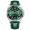 Trendige Herren-Quarzuhr mit drehbarer Lünette, Wasserdichte Armbanduhr