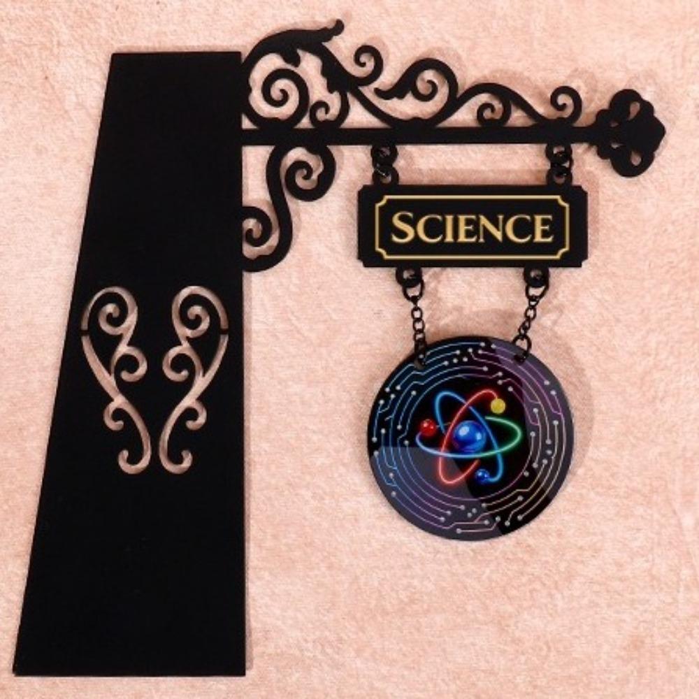 Lightweight Bookend Hanging Plaque Creative Book Partition Board Shelf Organizer  Study Desk