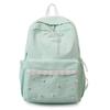 Schoolbag student schoolbag Korean version sweet lace backpack girl cute pearl campus class large capacity backpack wholesale