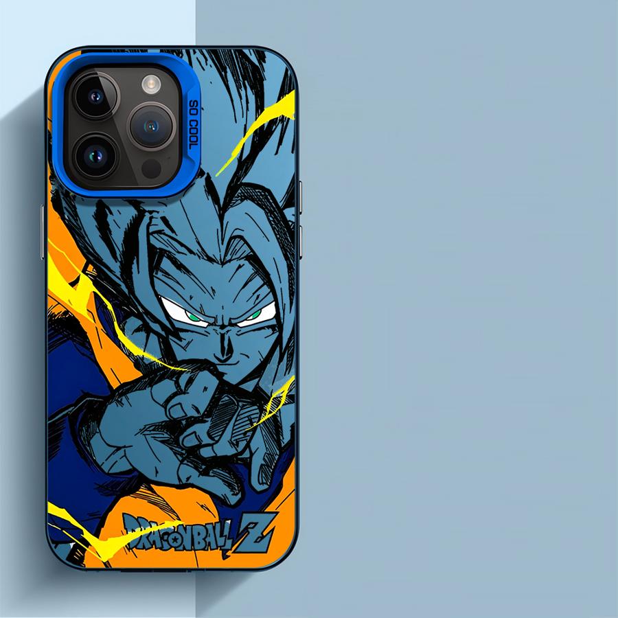 

Японское Аниме DBZ Крутой Чехол для Apple iPhone 16 15 11 13 14 Pro Max 12 16ProMax 15Pro Матовый Защита Объектива Гальванизированный Чехол для Телефона for iPhone 16 спокойная цветовая