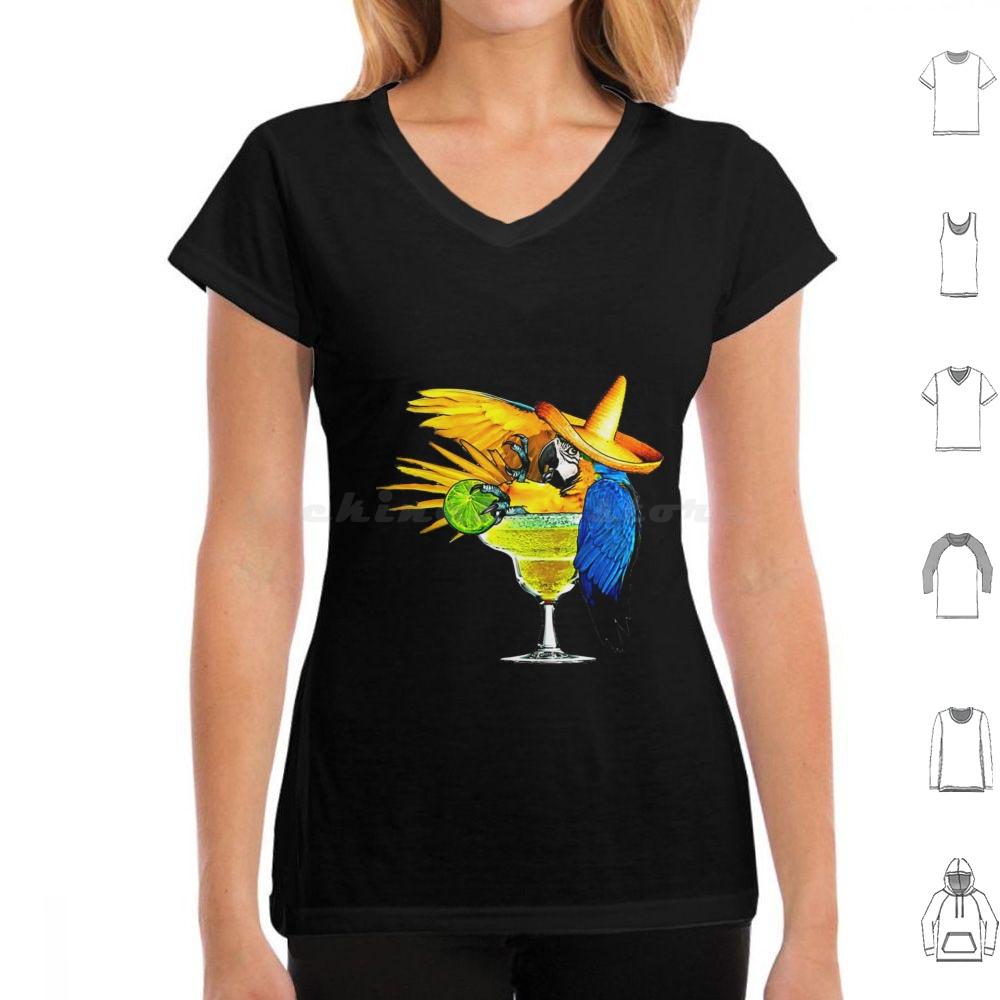 Parrot Drinking Tequila T Shirt Big Size 100 Cotton Jimmy Buffett Beach Parrothead Margaritaville Buffett Parrot Surfing