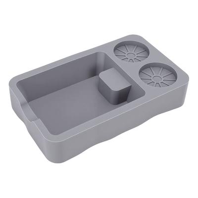 Boîte à marc de café en silicone Antidérapant Facile à nettoyer Tapis pour tamper à café Tampon à marc de café pour cuisine maison