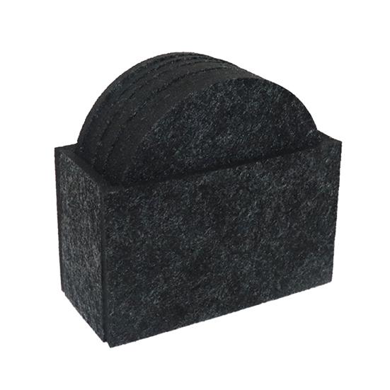 8 Stk Filtform Varme Rund Firkantet Sekskantmatte Isolert Cup Coaster Bord