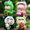Shinchan Models Crayon Pvc Toys Ornaments For Kids Visual Skills Development