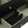 12-Slot Watch Box Case 3 Layers Watch Holder Organizer Display with 2 Velvet Drawer for Rings Bracelets Gifts For Birthday Black