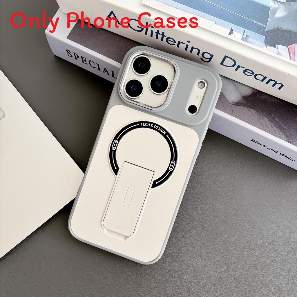 Apple Skin Feel Magnetic Stand Phone Case With Anti Slip Drop Protection For Daily Use