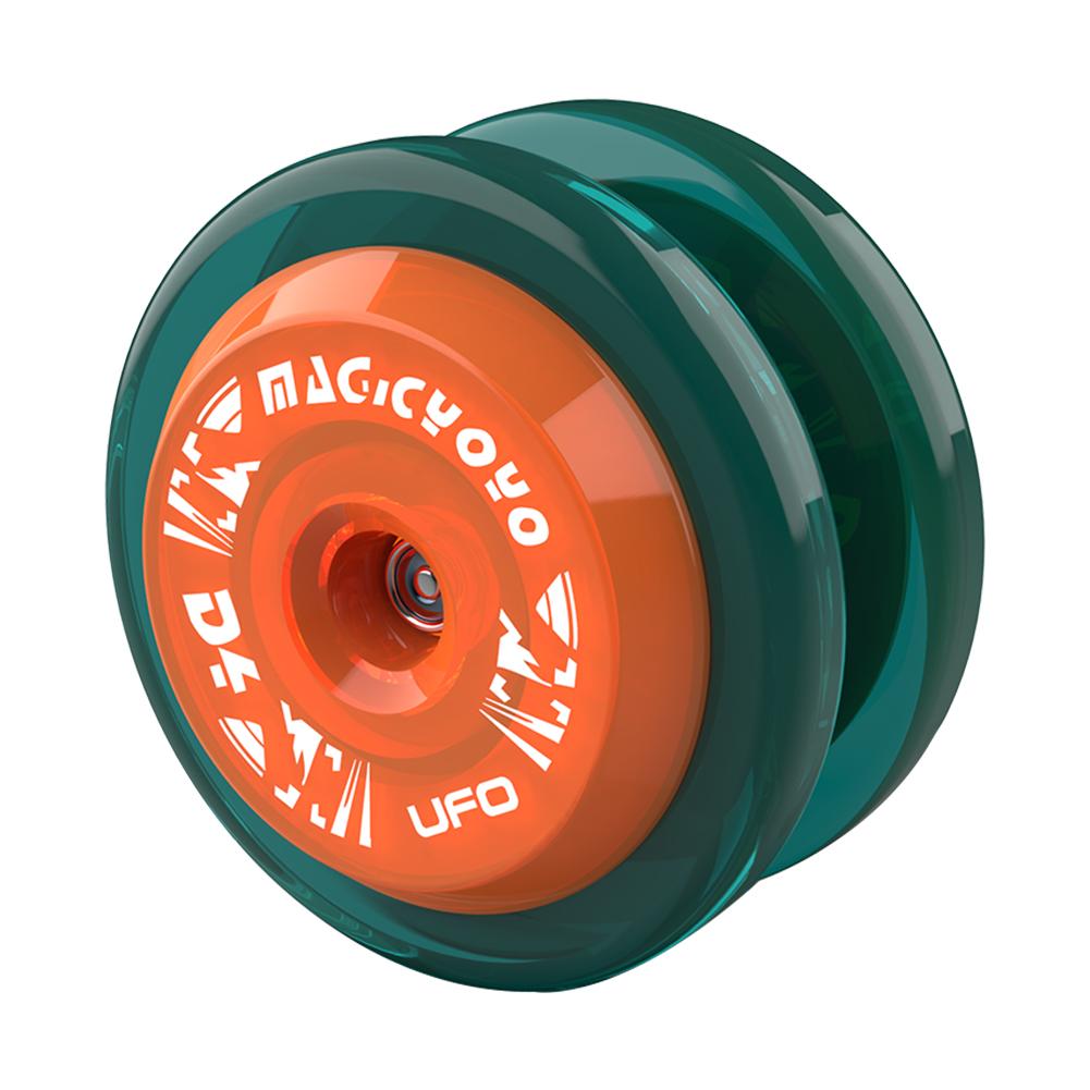D4 UFO Responsive YOYO Auto Return with Rope String Bearing Trick ABS Plastic YoYo Ball Professional Looping Yo Yo for Beginner
