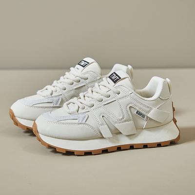 2024 Autumn Shoes for Women Fashion Leather Sneakers Girl Casual Sport Running Shoes Comfortable Athletic Shoes