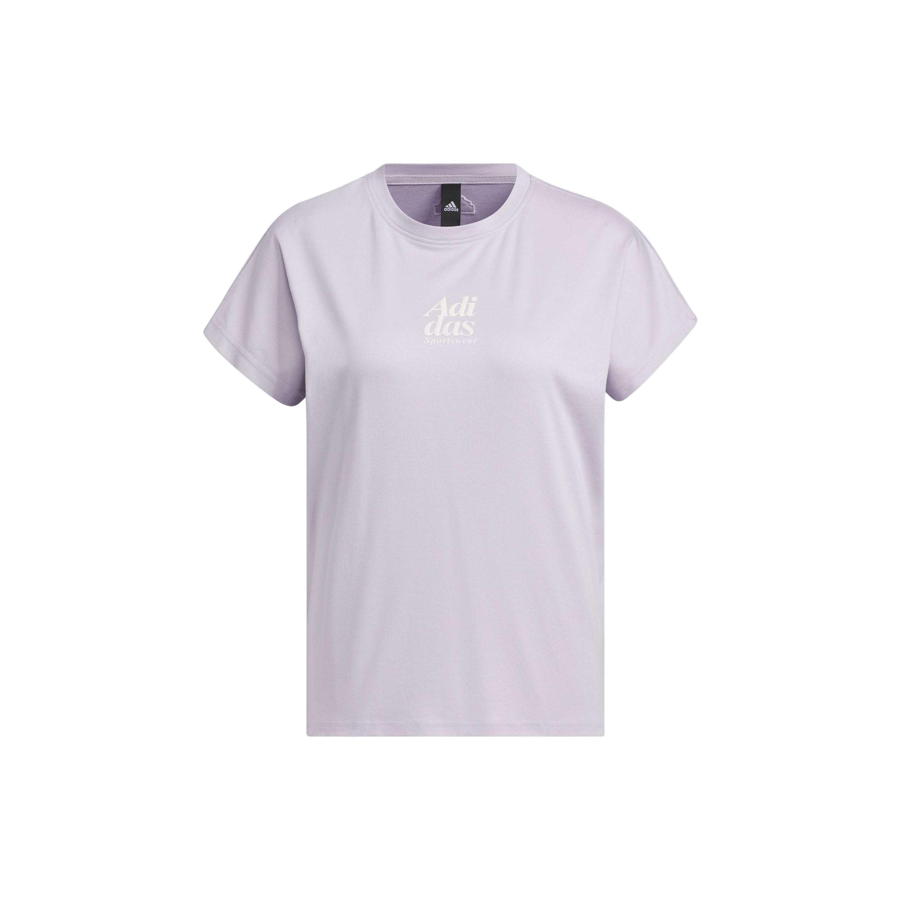 (WMNS) adidass Lounge Silky T-Shirt Asia Sizing  Purple  Women s IM8860 M