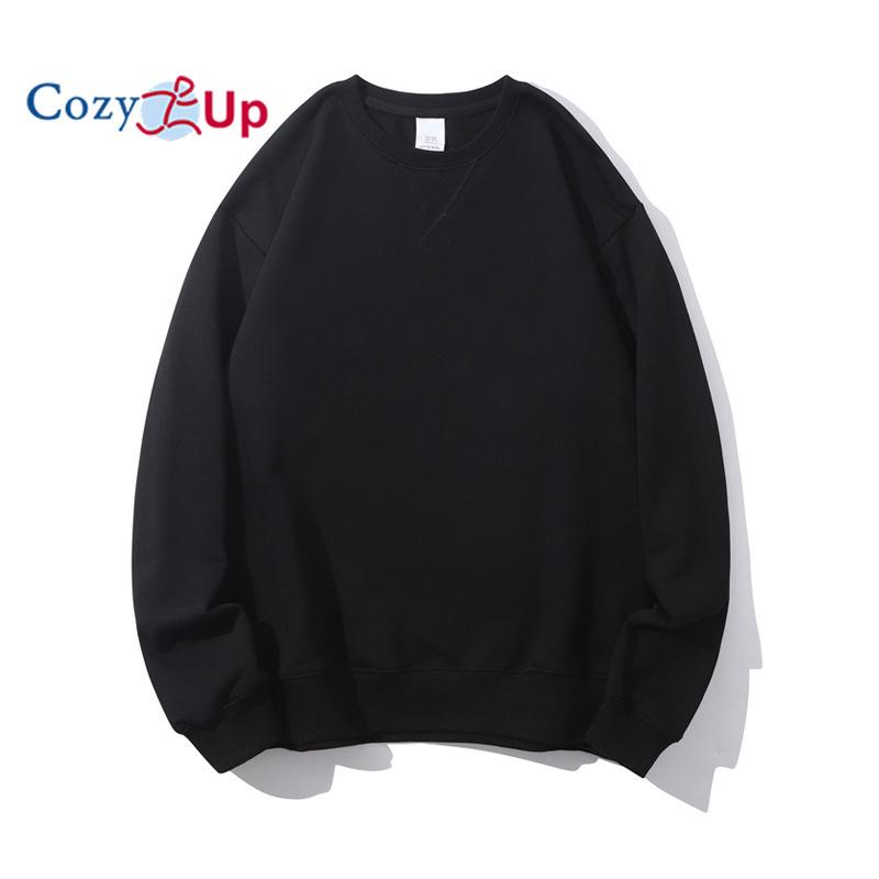 Cozy Up Fleece, Cotton-Blend Pullover, Crewneck Sweatshirt for Men