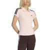 Adidas Originals Short Sleeve Striped Polo Shirt Women tops KD3699