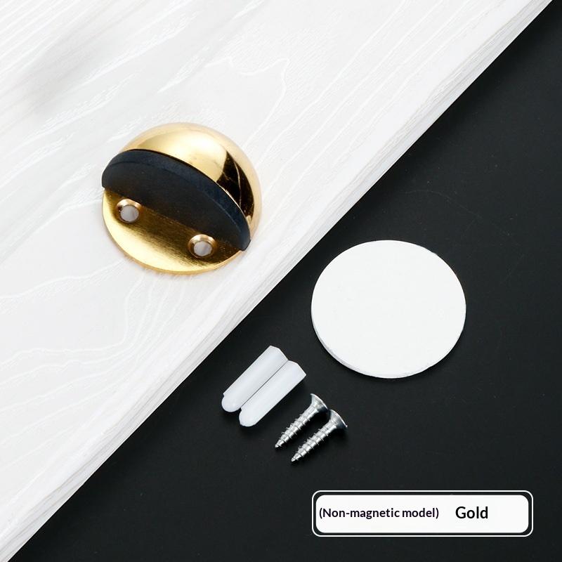 §1 Set Silicone Anti-Collision Buffer New No-Drill Magnetic Door Stopper For Glass & Bedroom Doors Windproof Floor Mount