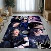Hyunjin Kpop Stray Kids Star Living Room Non-Slip Area Rug Soft Carpet for Bedroom Kids Playroom Sofa,Home Decor Doormat Gift