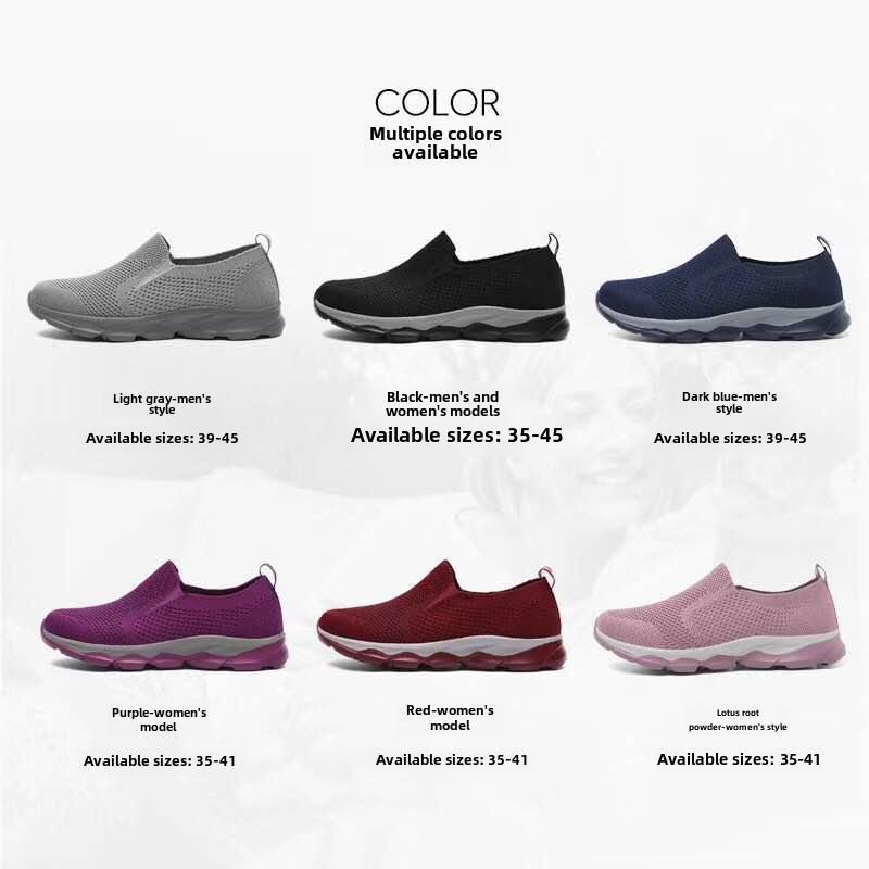 Herren Sommer Mesh Walking Schuhe A3308 - Atmungsaktive Sportliche Schuhe für ältere Menschen