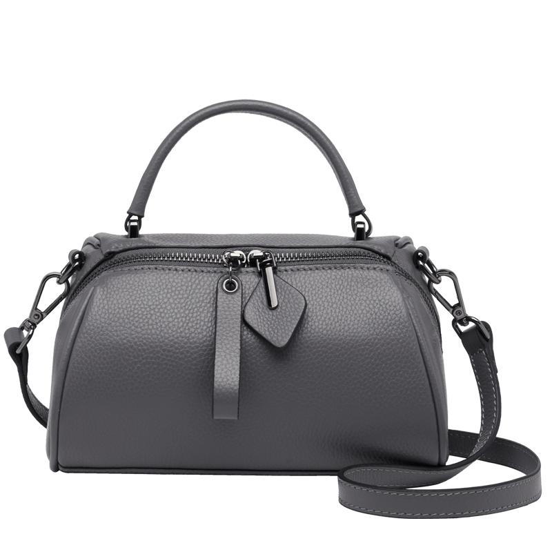 Limited New Genuine Leather Winter Women's Fashion Business Boston Top Handle Tote