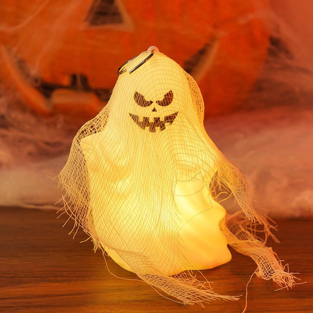 Halloween Decoration Children's Portable Pumpkin Doll Atmosphere Light Ornaments Props Pendant