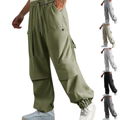 Herren Winddichte Cargo Tapered Hose, Outdoor Freizeit Sport Hose