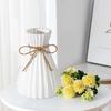 3pcs Water Ripple Plastic Vase Home Living Room Office Flower Arrangement Decoration Crafts Wedding Table Center Vase Ornament