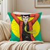 Lupin the Third Anime Cushion Cover Pillowcase Antidustmite Living Room Sofa Decor Cushion Room