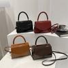 Retro Mode Crossbody Schoudertas met Grote Capaciteit en Een Klein Vierkant Vak