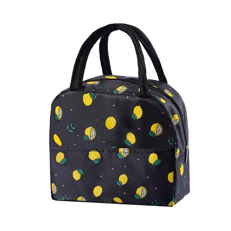 Aluminum Foil Insulated Bento Lunch Bag - Portable Lunch Box for Students
