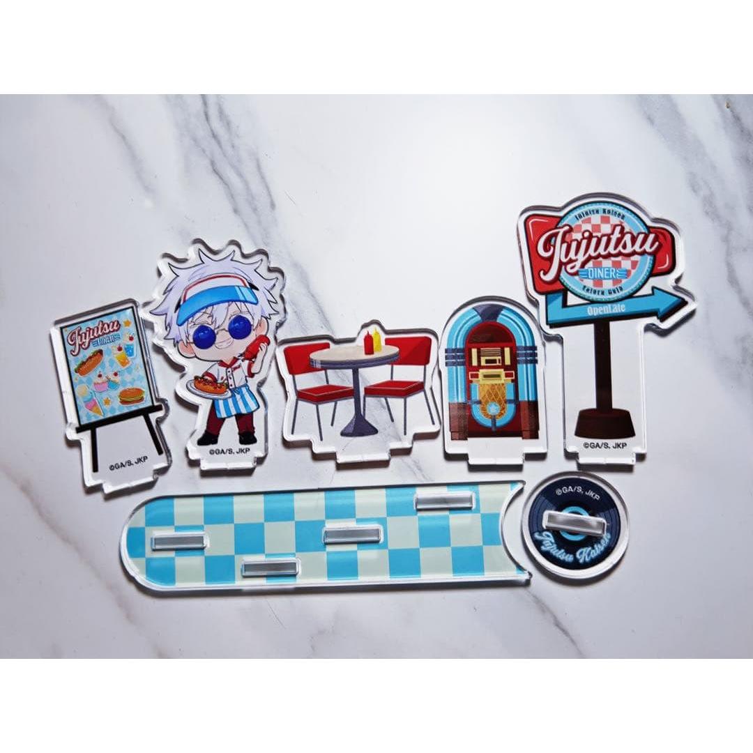 Used Jujutsu Kaisen Jujutsu Diner Acrylic Stand Set