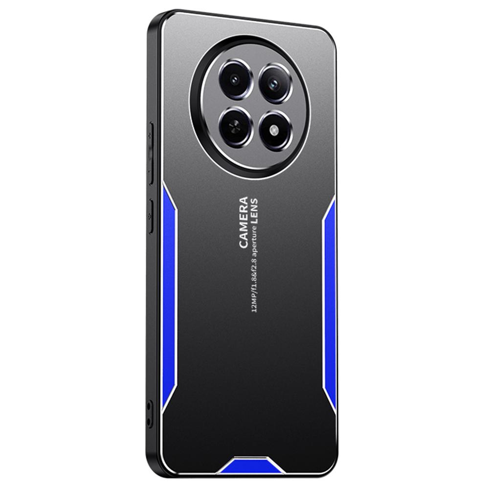 

Для Realme 13 Pro 5G (Глобальный)/13 Про+ 5G (Глобальный) Чехол для телефона из алюминиевого сплава TPU PC задняя крышка Blue