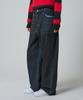 UNKNOWN PLANET Hand-Washed Wide Denim Pants Blue Black