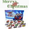 Advent Calendar Countdown Toy Cars Set For Kids Featuring 24 Unique Collectible Designs