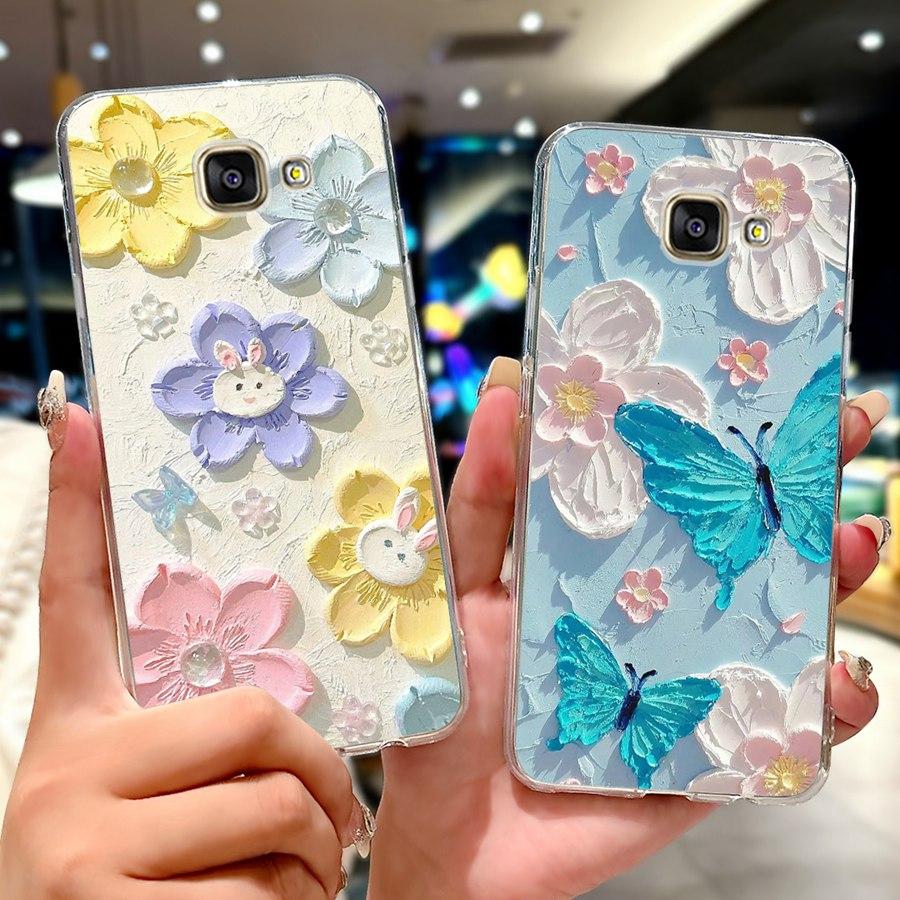 Für Samsung A3 2016 Hülle Galaxy A3 2017 Rückseite Cartoon Dünn Weiches Silikon Funda für Samsung A310F A320F Stoßfest Capa