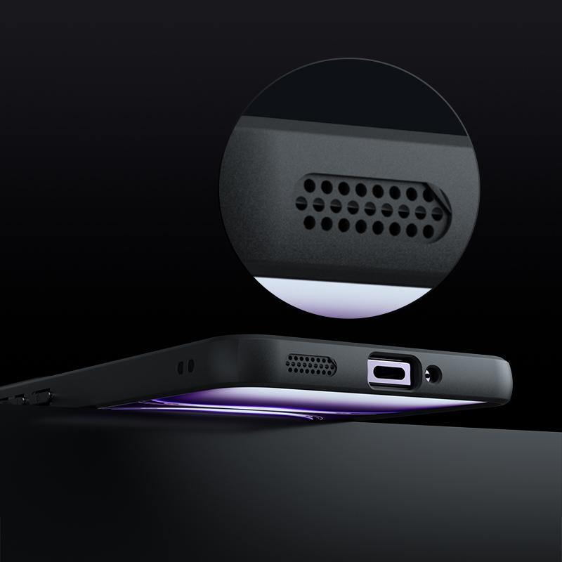 For Oppo Reno12 Pro 5G (Global) Case Matte Skin-Touch TPU+PC Phone Cover,Transparent Black