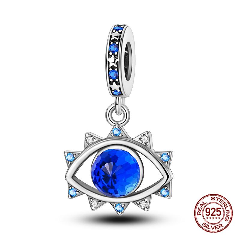 Original Charms Copper Devil'S Eye Series Charm Beads Fit 3Mm Original Bracelet For Women Diy Jewelry Gifts Making