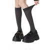 Spring and Autumn Grey Calf Socks for Women, Thin Socks for Slimming Legs, Autumn and Winter Long Socks