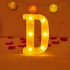 Alphabet Letter LED Lights Luminous Number Lamp Decor Battery Night Light for Home Wedding Birthday Christmas Party Decoration KTY