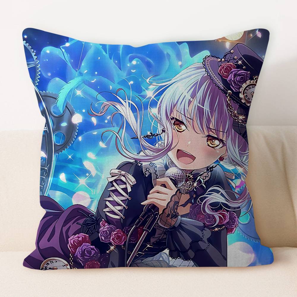 R-Roselia Anime Dekorative Raumästhetik Kissenbezug Heimdeko Schlafzimmer Sofa Bett Couch Kissenbezug 45x45