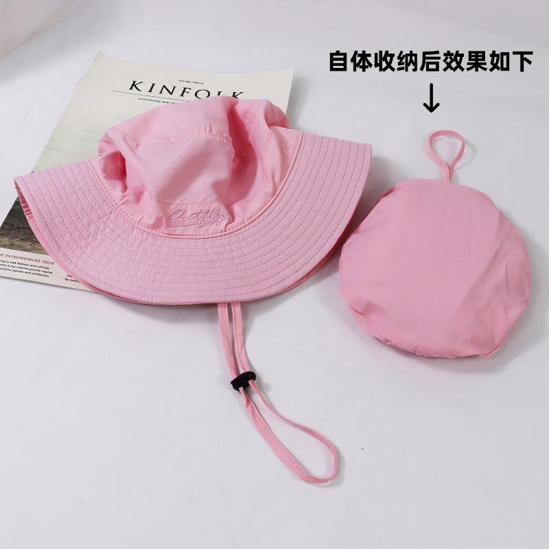 Sonnencreme Fischerhut kann Taschen aufbewahren Beckenhut Sommer dünn schnelltrocknend Outdoor Kletterhut Herren Sonnenhut Kinder