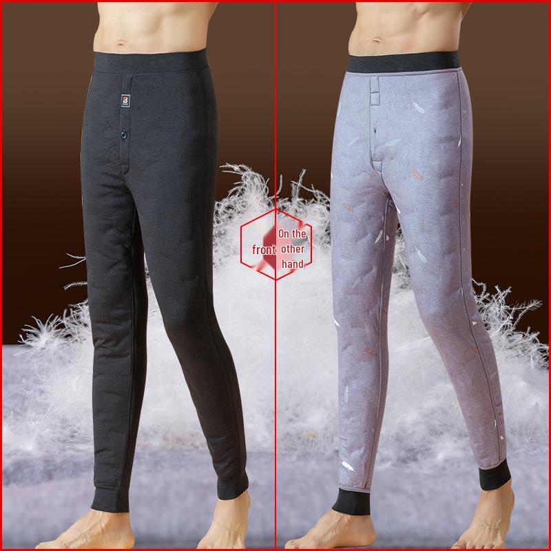 

Мужские теплые термобрюки на флисовой подкладке - Зимний базовый слой из гусиного пуха XL (90-125 kg)