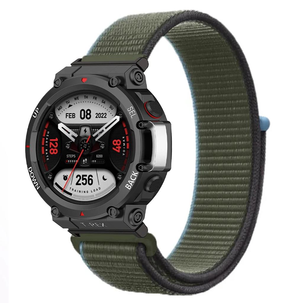Nylon Loop Strap For Huami Amazfit T-REX 3/2 Smart Watch Band Women Men Bracelet For Amazfit T-Rex/T-Rex Pro Wristband Correa