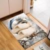 1PC Custom Name Winter Fantasy Owl Theme Floor Mat Ideal for Living Room, Game Rooms, Office, Bedroom, Office Floor Mat , Floor Mats for Home